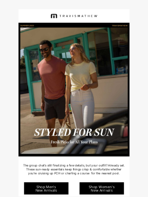 Travis Mathew - Fit Checks: Sunny Day Edition