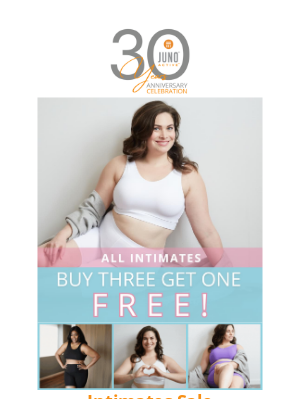JunoActive - It's here....Intimates Stock Up Sale!🎆