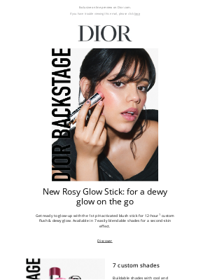 Dior (United Kingdom) - Trending Now: A NEW way to glow with the Rosy Glow Stick