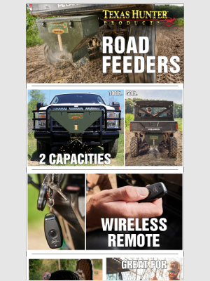 Texas Hunter Products - Road Feeders Now On Sale