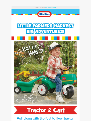 Little Tikes - 🚜 Ride-On Tractor Fun Awaits!