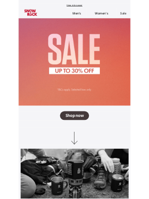 Snow+Rock (United Kingdom) - SALE | Up to 30% off 🔥