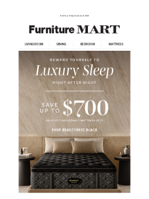 The Furniture Mart - Independence Day Mattress Sale: Save Up to $700