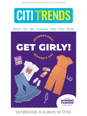 Citi Trends - It's International Women's Day, Queen! 👸🏾💜