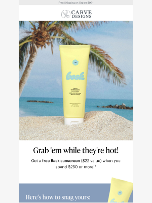 Carve Designs - 🌞 SPF On Us—Because You Deserve Sun-Kissed, Not Sunburned