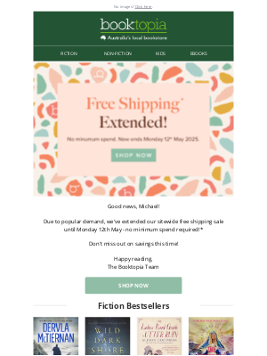 Booktopia (Australia) - 🎉 Sale Extended: Free shipping sitewide!*