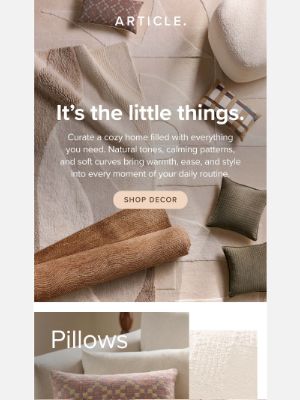 Article - New decor: Small pieces, big impact