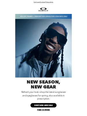 Oakley - Upgrade your spring style