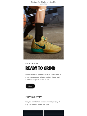 Nike - Get ready to go all in