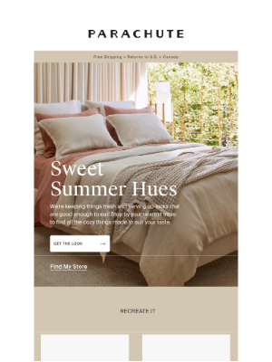 Parachute Home - Seasonal Bed Inspo Inside