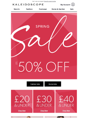 Kaleidoscope (UK) - Spring Sale - Up To 50% Off!