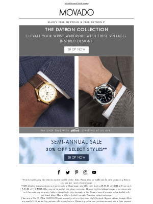 Movado - Datron: a retro-cool favorite for over 50 years