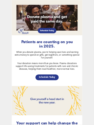 BioLife Plasma - You're giving back and getting rewarded! 💰