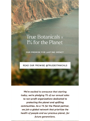 True Botanicals - We're Making A Promise