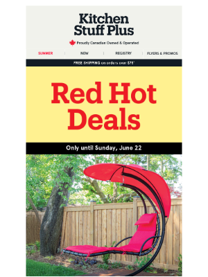 Fresh Week, Fresh Red Hot Deals 🔥