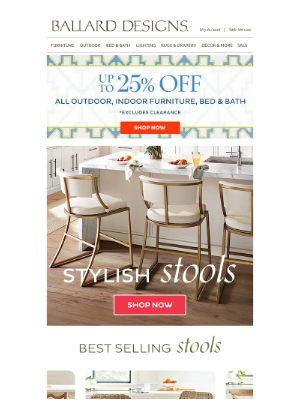 Ballard Designs - Seated in chic