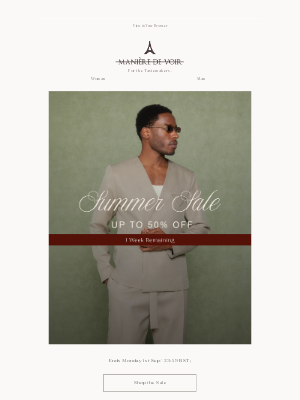 Mani̬re De Voir - Summer Sale ~ 1 Week Remaining