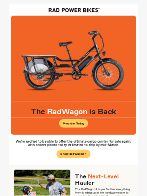 Rad Power Bikes - The RadWagon is Back!