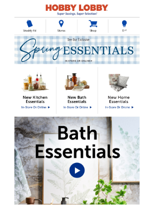 Hobby Lobby - Bathroom Refresh At Hobby Lobby®