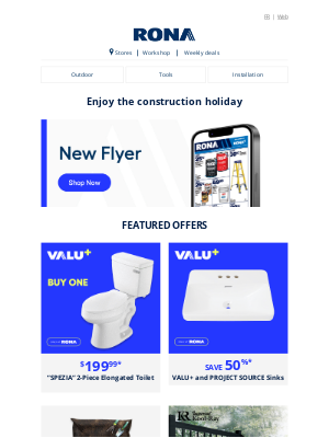 Rona (Canada) - Saturday Savings are here!
