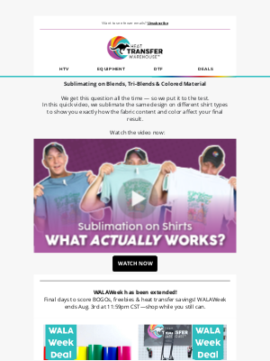 Heat Transfer Warehouse - How-to Sublimate on Non-Polyester Fabrics