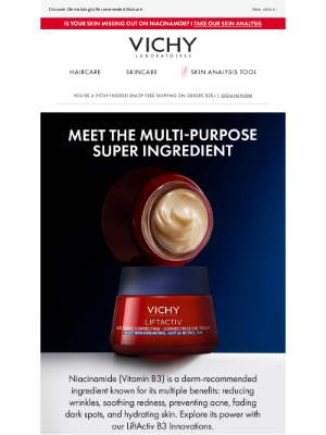 Vichy - Is Your Skin Missing Out on Niacinamide?