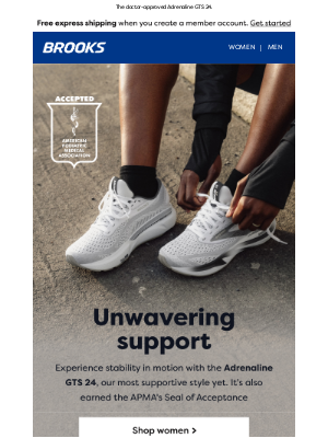 Brooks Running - Comfort and support in every step.