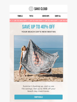 Sand Cloud Towels - Dive Into Deals – Save Up to 40% Today!