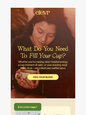 Clevr Blends - Need more energy, sleep, or calm?