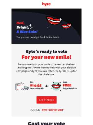 byte® - Get ready to cast your vote for your new smile!