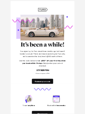 Turo - Need a reason to give Turo a shot today?