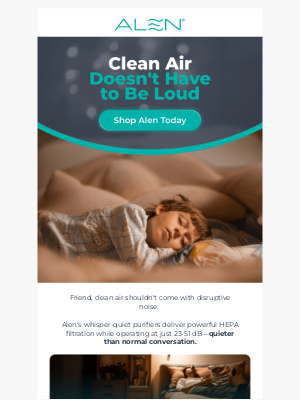 Alen - Stop Choosing Between Clean Air & Peace