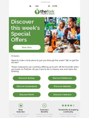 Dimmi Limited (Australia) - This week's Special Offers near you