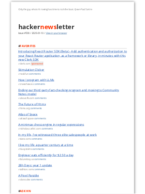 Hacker Newsletter - Hacker Newsletter #728