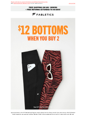 Fabletics - ENDS TONIGHT: Get 80% off sitewide with prime pricing