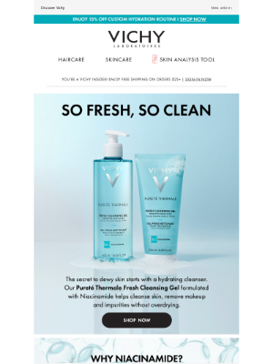 Vichy - Why Choose? Cleanse & Hydrate, All in One