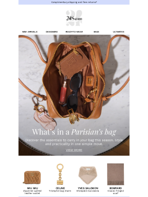 24S - The must-haves to slip into your bag