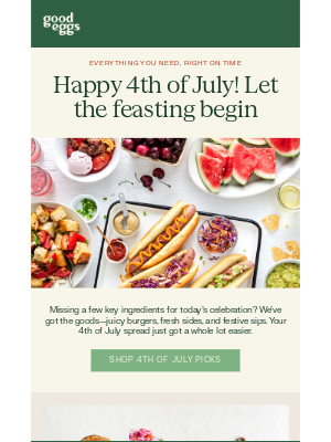 Good Eggs - It’s the 4th—celebrate + win free groceries 🇺🇸