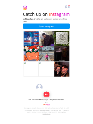 Instagram - xxx, catch up on moments you've missed