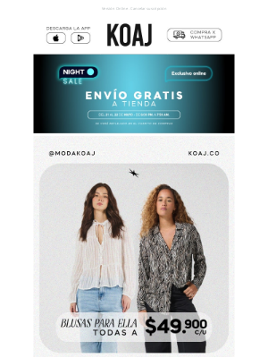 Koaj (Colombia) - Las blusas más top de la temporada ¡Nuevos estilos! ✨