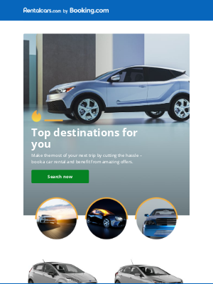 Rentalcars - Discover the most attractive destinations