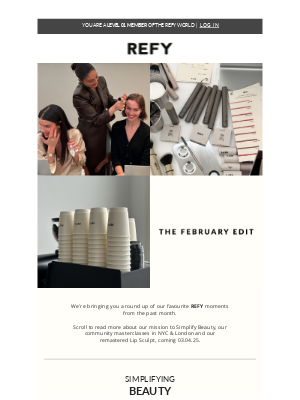 REFY - The February Edit