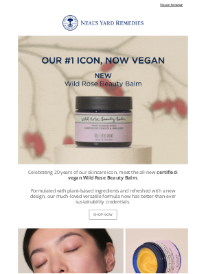 Neal's Yard Remedies - Our NEW Vegan Wild Rose Beauty Balm is here!