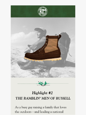 Russell Moccasin Co. - Ramblin' men of Russell Highlight #2