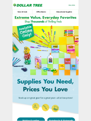 Dollar Tree - Savings central for teachers!!!