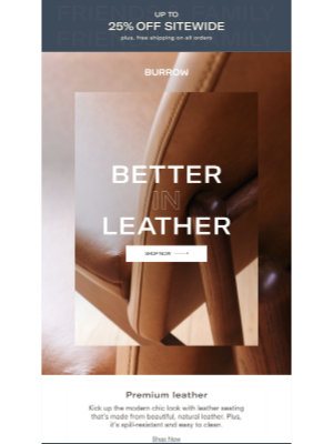 Burrow - Save up to 25% on leather designs