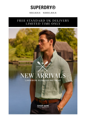 Superdry - Fresh From The Retreat: Shop New In