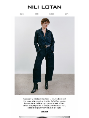 Nili Lotan New York - Introducing Indigo Rinse