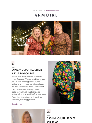 Armoire - NEW, one-of-a-kind, & only available at Armoire