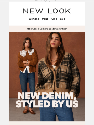 New Look (United Kingdom) - The jeans of the season, styled by our team